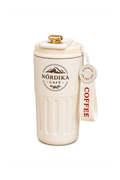 Vaso Térmico NÖRDIKA - Blanco/Crema